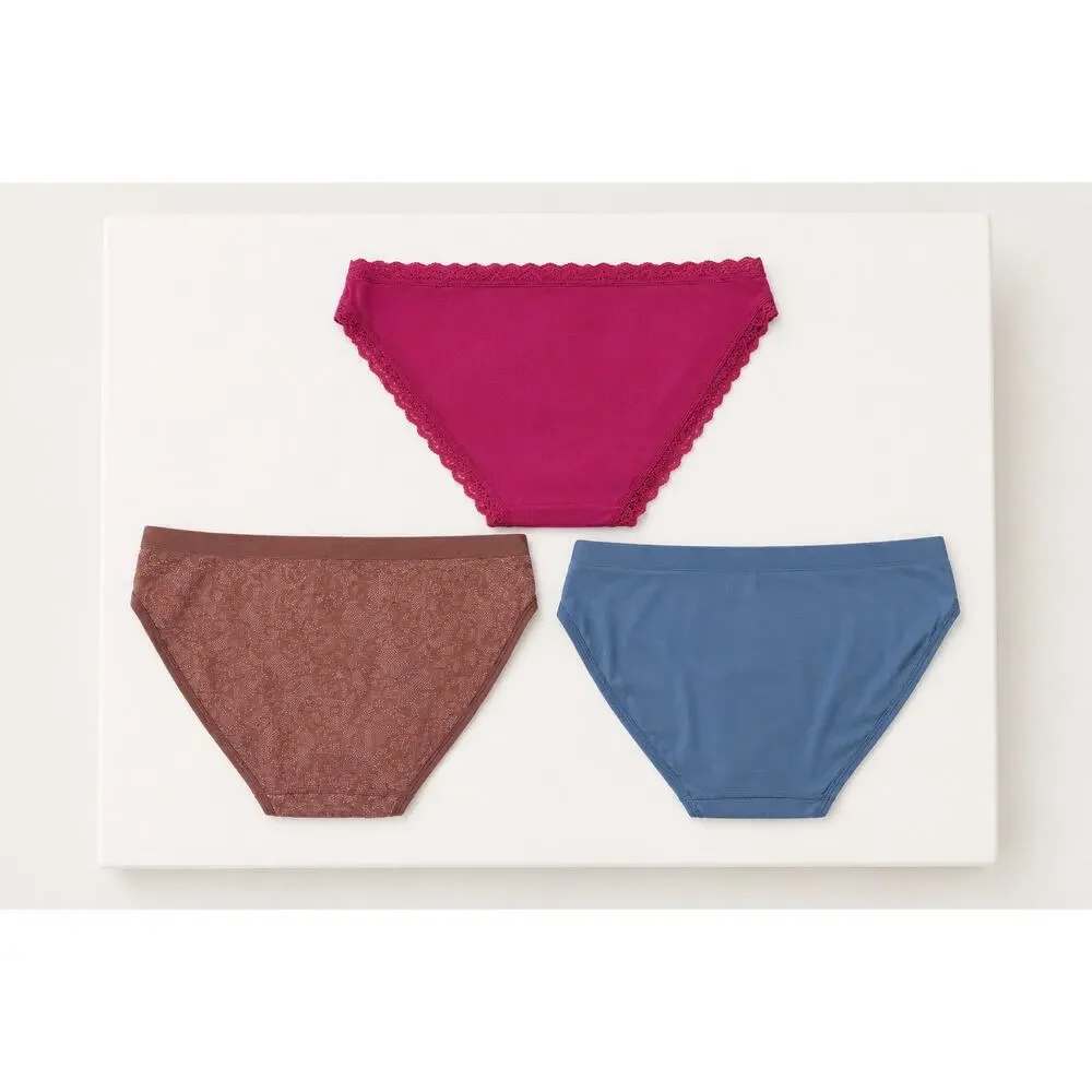 Victorias Secret Bikini 3 Pair Panty Underwear Womens Size Small New